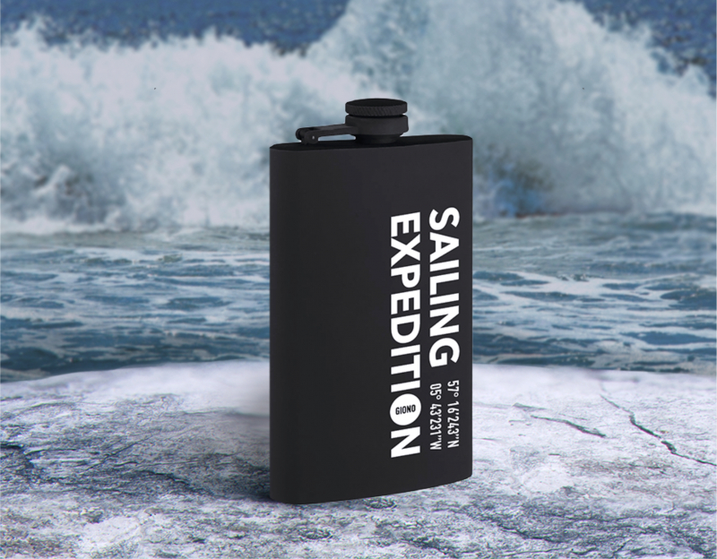 Фляжки с логотипом для "Sailing Expedition"