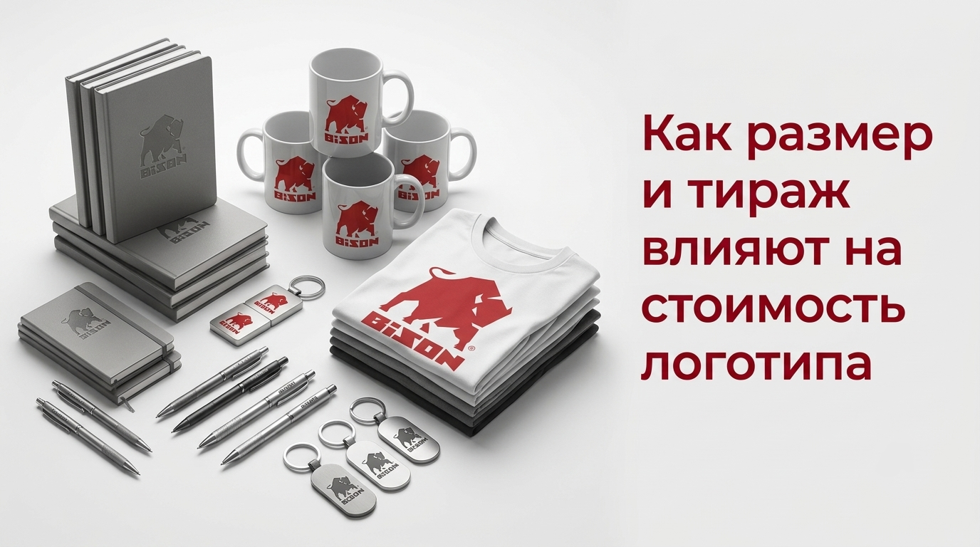 Как размер и тираж влияют на стоимость логотипа