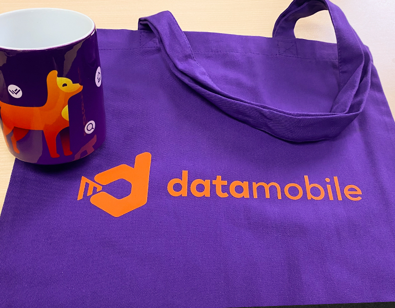 Мерч с логотиопом для "DataMobile"