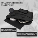 Сумка для ноутбука WorkBag, с защитой от воды, с креплением на чемодан, 15-17 дюймов, черная для нанесения логотипа