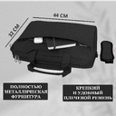 Сумка для ноутбука WorkBag, с защитой от воды, с креплением на чемодан, 15-17 дюймов, черная для нанесения логотипа