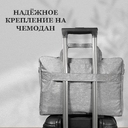 Сумка для ноутбука WorkBag, с защитой от воды, с креплением на чемодан, 15-17 дюймов, серая для нанесения логотипа