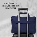 Сумка для ноутбука WorkBag, с защитой от воды, с креплением на чемодан, 15-17 дюймов, синяя для нанесения логотипа