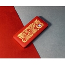 Внешний аккумулятор с подсветкой Анкор Плюс PD10000 mAh, красный, Народные промыслы, мерч Бизон для нанесения логотипа