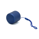 Беспроводная Bluetooth колонка Music TWS софт-тач, темно-синяя для нанесения логотипа