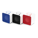 Беспроводная Bluetooth колонка Bolero, красный для нанесения логотипа