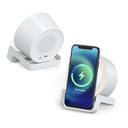 Беспроводная Bluetooth колонка U-Tone c функцией беспроводной зарядки, белый для нанесения логотипа