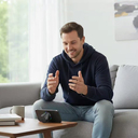 Магнитная беспроводная Bluetooth колонка-подставка Wave 5W, черная для нанесения логотипа