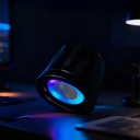 Магнитная беспроводная Bluetooth колонка-подставка Wave 5W, черная для нанесения логотипа