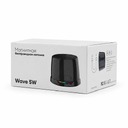 Магнитная беспроводная Bluetooth колонка-подставка Wave 5W, черная для нанесения логотипа