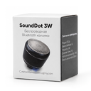 Беспроводная Bluetooth колонка SoundDot 3W+ с металлическим корпусом, черный для нанесения логотипа