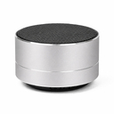 Беспроводная Bluetooth колонка MuzOn, серебристая для нанесения логотипа