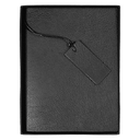 Ежедневник Flexy Foggia Leatherette B5, черный, недатированный, в гибкой обложке в подарочной коробке для нанесения логотипа