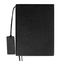 Ежедневник Flexy Foggia Leatherette B5, черный, недатированный, в гибкой обложке в подарочной коробке для нанесения логотипа