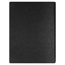 Ежедневник Flexy Foggia Leatherette B5, черный, недатированный, в гибкой обложке в подарочной коробке для нанесения логотипа