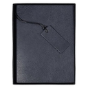Ежедневник Flexy Foggia Leatherette B5, темно-синий, недатированный, в гибкой обложке в подарочной коробке для нанесения логотипа