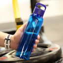 Бутылка пластиковая для воды Sportes, синяя для нанесения логотипа