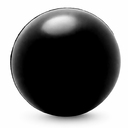 Антистресс Bola, чёрный-S для нанесения логотипа