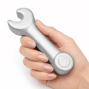 Антистресс Wrench, серебро для нанесения логотипа