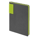 Ежедневник Flexy Star Sivilia Grey Edition Color А5, серо-салатовый, недатированный в гибкой обложке для нанесения логотипа