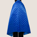 Плед PONCHO, синий для нанесения логотипа