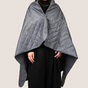 Плед PONCHO, тёмно-серый для нанесения логотипа