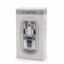 Мышь компьютерная беспроводная прозрачная Limpid, белый для нанесения логотипа