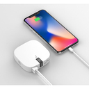 Внешний аккумулятор Revil, 10000 mAh, белый для нанесения логотипа