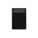 Внешний аккумулятор в металлическом корпусе Apria, 10000 mAh, черный для нанесения логотипа