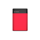 Внешний аккумулятор в металлическом корпусе Apria, 10000 mAh, красный для нанесения логотипа