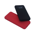 Внешний аккумулятор Arrida 5000mAh, с покрытием Baby skin, черный для нанесения логотипа