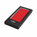 Внешний аккумулятор Saming, 10000mAh, красный для нанесения логотипа