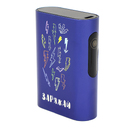 Внешний аккумулятор в металлическом корпусе Wōdan, сенсорный, 10000mAh, синий для нанесения логотипа