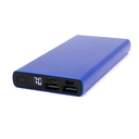 Внешний аккумулятор Höginn в металлическом корпусе, 10000mAh, синий. для нанесения логотипа