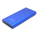 Внешний аккумулятор Höginn в металлическом корпусе, 10000mAh, синий. для нанесения логотипа
