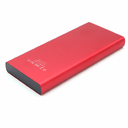 Внешний аккумулятор Höginn в металлическом корпусе, 10000mAh, красный. для нанесения логотипа