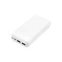Внешний аккумулятор Vekta, 16000mAh, белый для нанесения логотипа