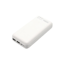 Внешний аккумулятор Vekta, 16000mAh, белый для нанесения логотипа