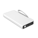 Внешний аккумулятор Cesare 10000 mAh, белый для нанесения логотипа