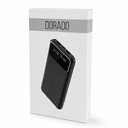 Внешний аккумулятор Dorado 10 000 mAh с фонариком, черный для нанесения логотипа