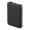 Внешний аккумулятор Fluffy, 5000 Mah, черный для нанесения логотипа