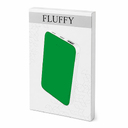 Внешний аккумулятор Fluffy, 5000 Mah, зеленый для нанесения логотипа