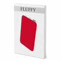 Внешний аккумулятор Fluffy, 5000 Mah, красный для нанесения логотипа