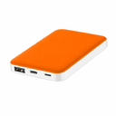 Внешний аккумулятор Fluffy, 5000 Mah, оранжевый для нанесения логотипа