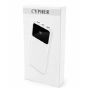 Внешний аккумулятор Cypher 10000 Mah, белый для нанесения логотипа