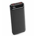 Внешний аккумулятор Groovy 10000 Mah с быстрой зарядкой, черный для нанесения логотипа