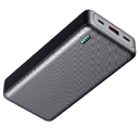 Внешний аккумулятор Belong, 20000 Mah, черный для нанесения логотипа