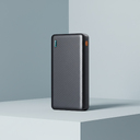 Внешний аккумулятор Belong, 20000 Mah, черный для нанесения логотипа