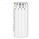 Внешний аккумулятор Authority с беспроводной зарядкой (5W), 10000 mAh, белый для нанесения логотипа