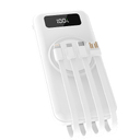 Внешний аккумулятор Authority с беспроводной зарядкой (5W), 10000 mAh, белый для нанесения логотипа